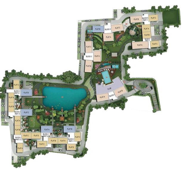 Master Plan of PS Vyom in New Alipore, Kolkata - Image 156386