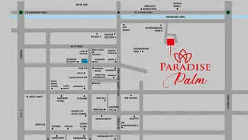 Location of Satyam Paradise Palm - Image 156591