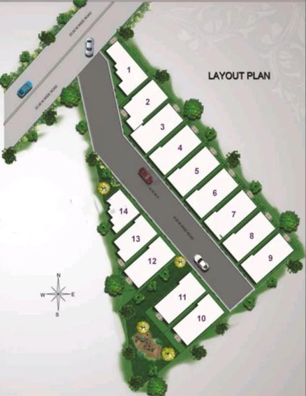 Master Plan of OD Residency in Hanspal, Bhubaneswar - Image 156605