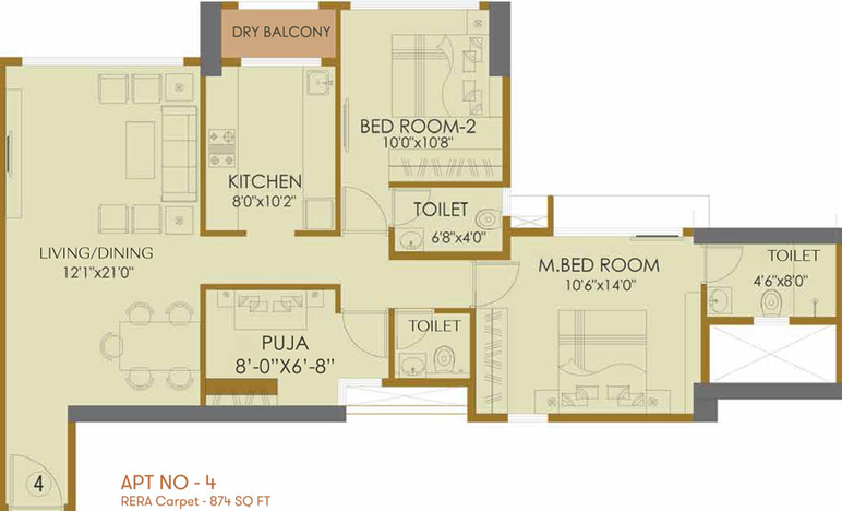5 BHK Flat in Lifescapes Shubham in Girgaon, Mumbai - Image 458215