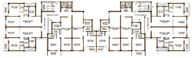 Floor Plan of Padma Daffodils in Gudiapokhari, Bhubaneswar - Image 156639