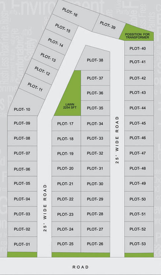 Master Plan of Panda Regency Court in Hirapur, Bhubaneswar - Image 156675