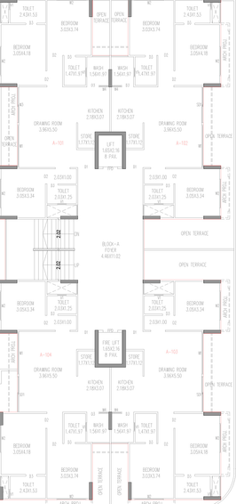 Floor Plan of Keshav Balmukund Glory in Randesan, Gandhinagar - Image 156686