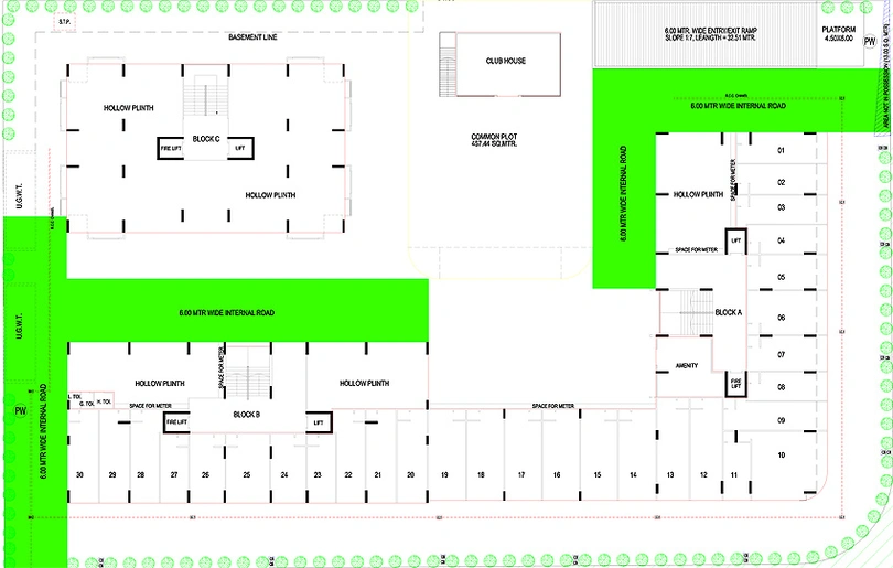 Master Plan of Keshav Balmukund Glory in Randesan, Gandhinagar - Image 156687