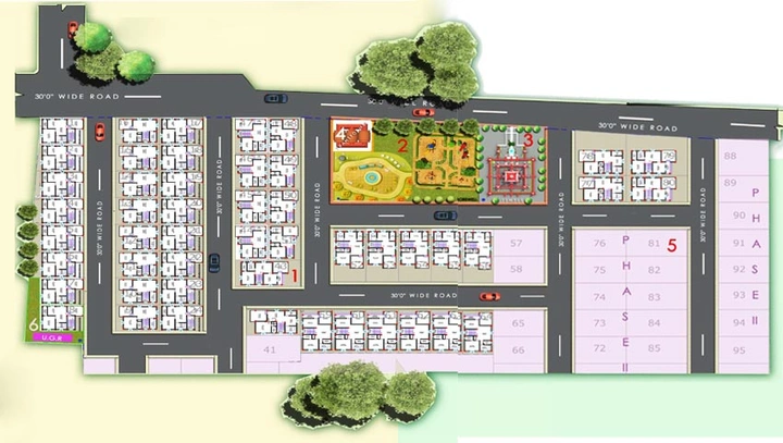 Master Plan of Royal Aditi Residency in Sundarpur, Bhubaneswar - Image 156788