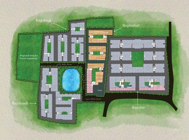 Master Plan of Realtech Rajmahal in Rajarhat, Kolkata - Image 156823