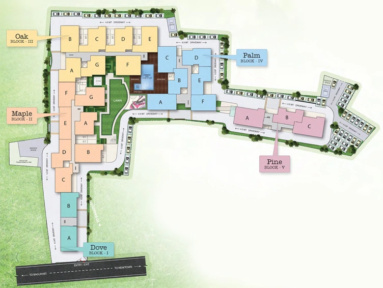 Master Plan of Rishi Ecoview in New Town, Kolkata - Image 156871
