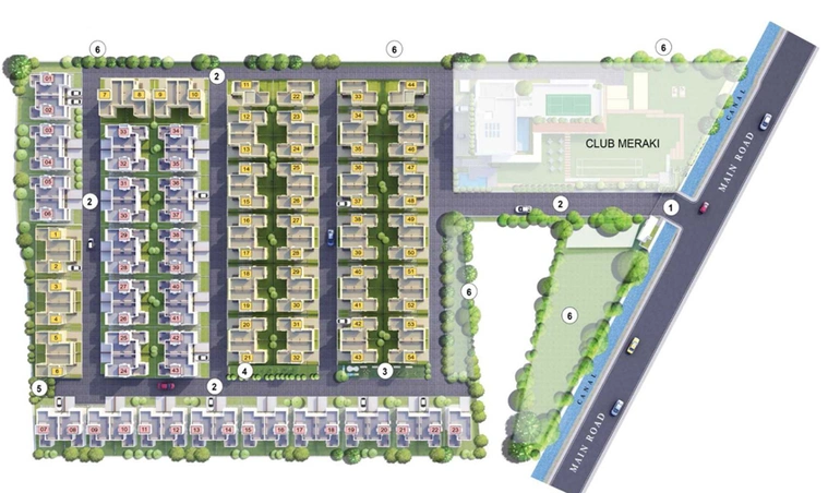 Master Plan of Salapuria Meraki in Joka, Kolkata - Image 156969