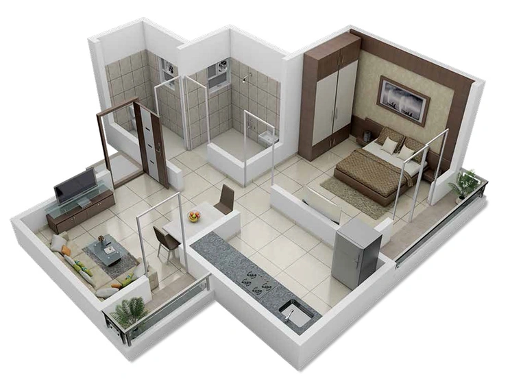 1 BHK Flat in New Front 48 East Park in Hadapsar, Pune - Image 745512