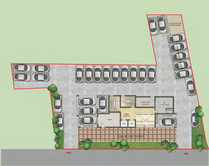 Master Plan of Shivom Shivam Astera in EM Bypass, Kolkata - Image 157082