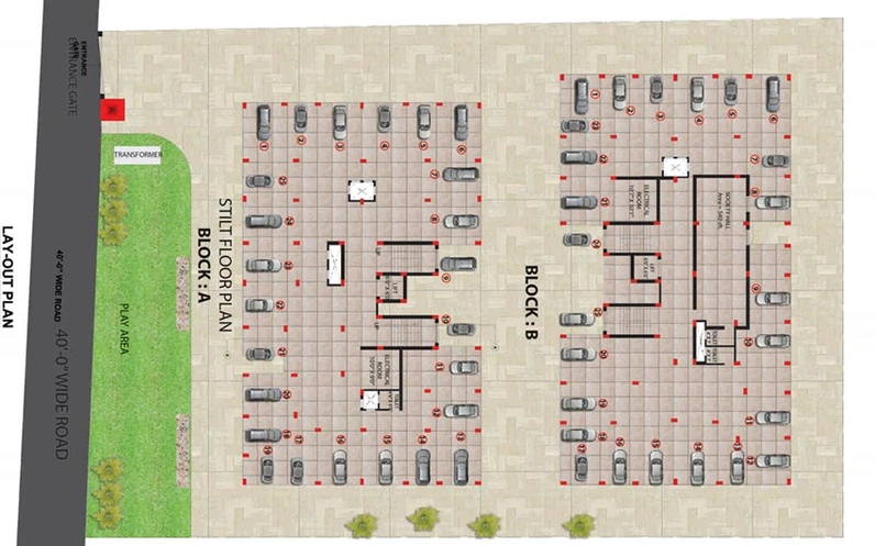 Master Plan of AA Highway Heights in Hanspal, Bhubaneswar - Image 157524
