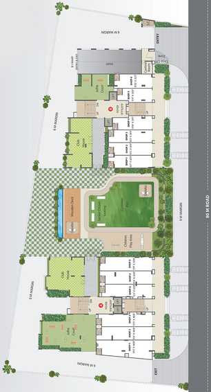 Master Plan of Krishna Beryl in Randesan, Gandhinagar - Image 157198