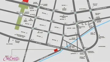 Location of Ashtavinayak Brij Orchid - Image 157281
