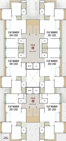 Floor Plan of Callisto Sapphire in Sargasan, Gandhinagar - Image 157298