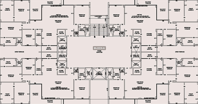 Floor Plan of Sampad Casa Supremo in Sughad, Gandhinagar - Image 157303