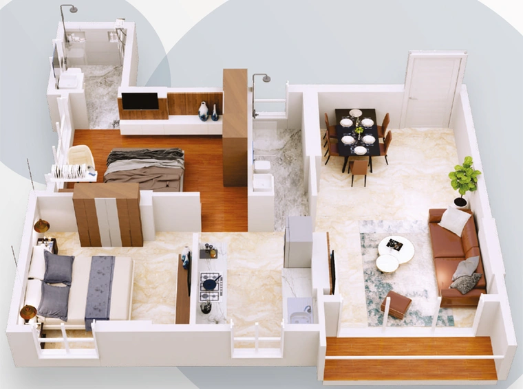 2 BHK Flat in Satyadeep Hareshwar Pride in Kurla East, Mumbai - Image 751312