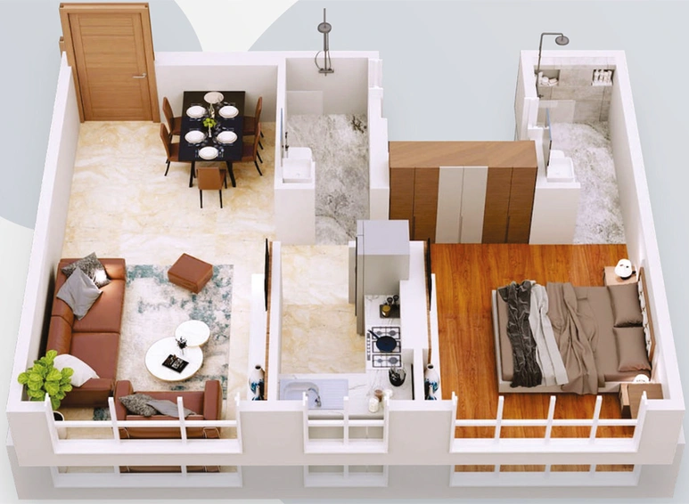 1 BHK Flat in Satyadeep Hareshwar Pride in Kurla East, Mumbai - Image 751311