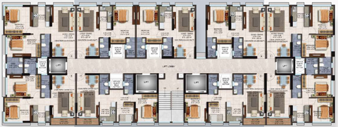 Floor Plan of Satyadeep Hareshwar Pride in Kurla East, Mumbai - Image 115207
