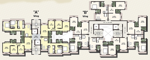 Floor Plan of Prithvi Anand Kuber Complex Phase 1 in Palghar, Palghar - Image 168797