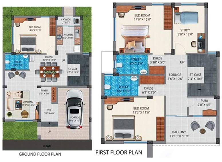 3 BHK House/Villa in SB Kokila Villa Ivory in Botanda, Bhubaneswar - Image 812627