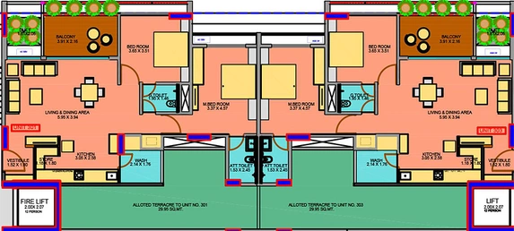 Floor Plan of Aarushi Centre Point in Kudasan, Gandhinagar - Image 157650