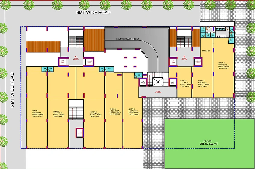 Master Plan of Aarushi Centre Point in Kudasan, Gandhinagar - Image 157649