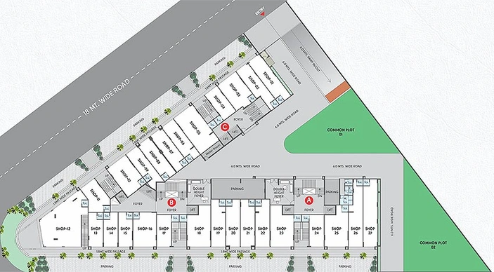 Master Plan of Ekarth One in Kudasan, Gandhinagar - Image 157965