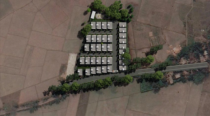 Master Plan of Shyamala Palm Villa Phase 2 in Hanspal, Bhubaneswar - Image 158044