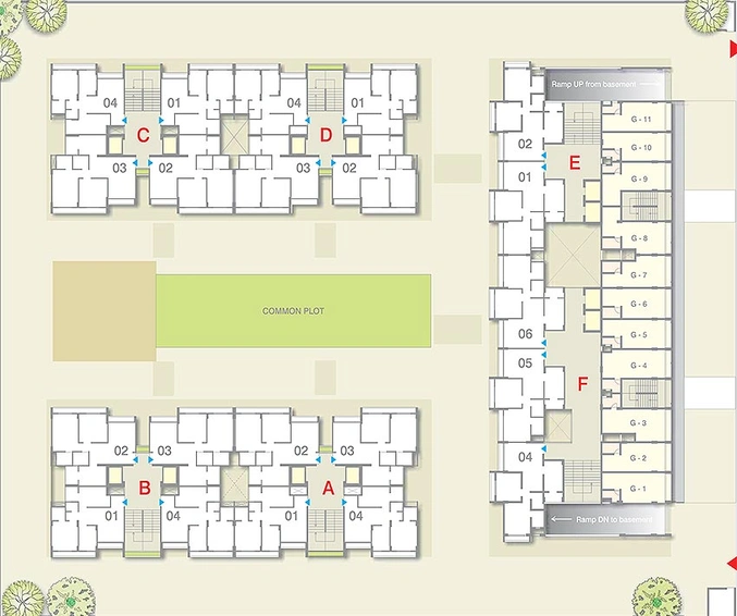 Master Plan of Gala Celestia in Vaishnodevi Circle, Ahmedabad - Image 158071
