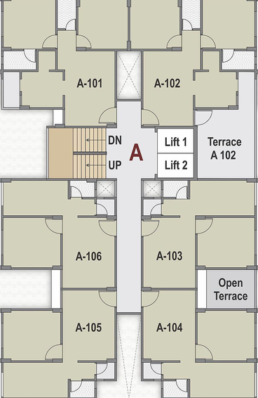 Floor Plan of Shiv Ganesh Vatika in New Ranip, Ahmedabad - Image 158131