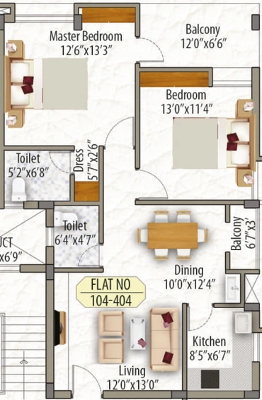 2 BHK Flat in Mega Signature Arcade in Khurda, Bhubaneswar - Image 812749