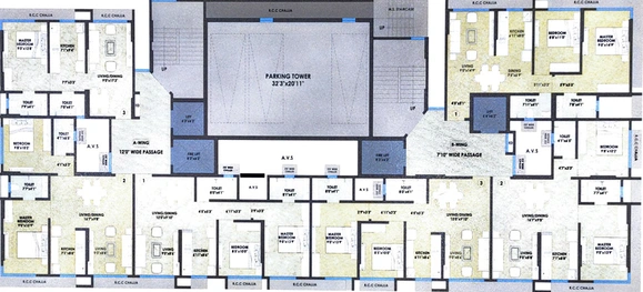 Floor Plan of Ashapura Rang Rekha in Dahisar East, Mumbai - Image 113636
