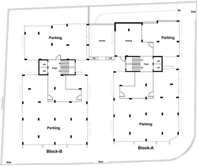 Master Plan of Lakshya Elite 18 Square in Navrangpura, Ahmedabad - Image 158329