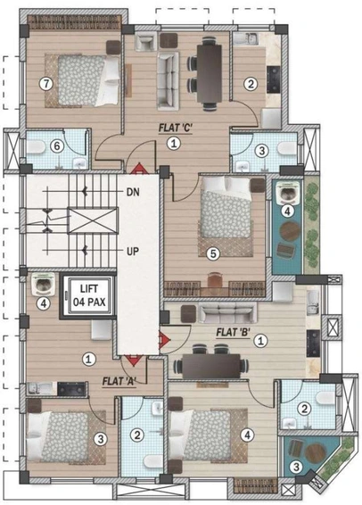 2 BHK Flat in Verdant Pushpak in Gariahat, Kolkata - Image 812844