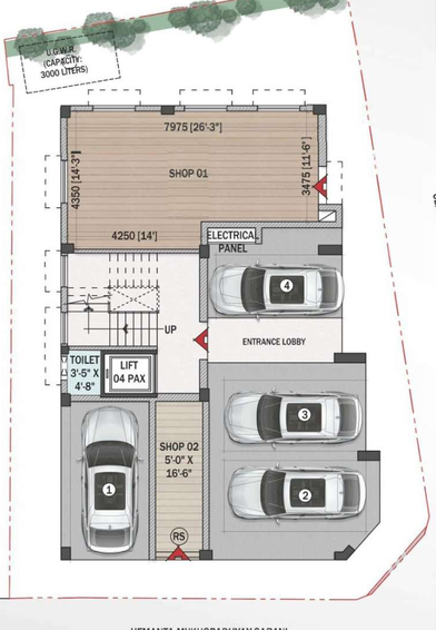 Master Plan of Verdant Pushpak in Gariahat, Kolkata - Image 158395