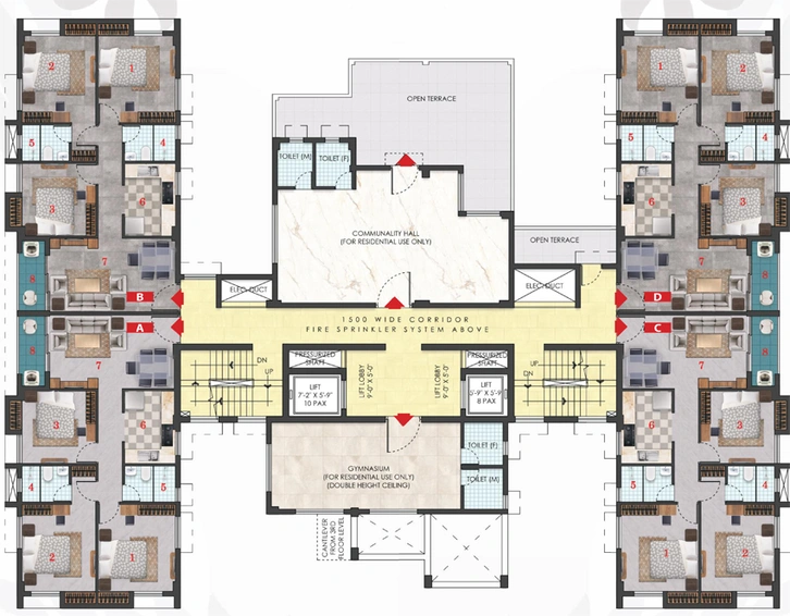 Floor Plan of Verdant Unicorn in Garia, Kolkata - Image 158422