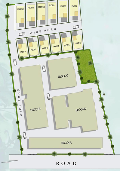 Master Plan of RP Sai Chandra Tirtha Heights in Tankapani Road, Bhubaneswar - Image 158525