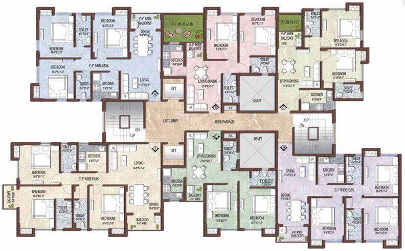 Floor Plan of Vinayak Nautical in Patuli, Kolkata - Image 158584