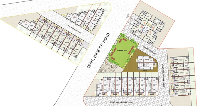 Master Plan of Shree Ambica Gokul Residency in Kalol, Gandhinagar - Image 158624