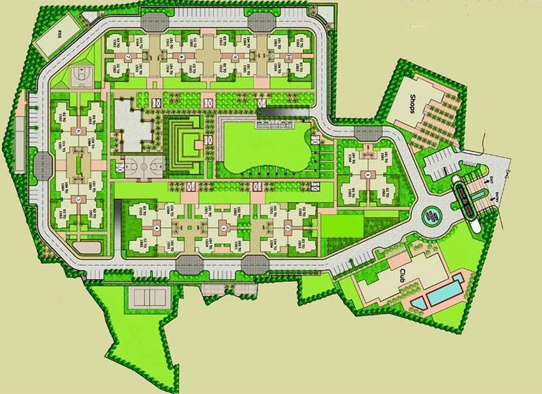 Master Plan of Vipul Gardens in Ghatikia, Bhubaneswar - Image 158634
