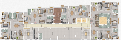 Floor Plan of Sriji The Avalon Heights in Garia, Kolkata - Image 158689