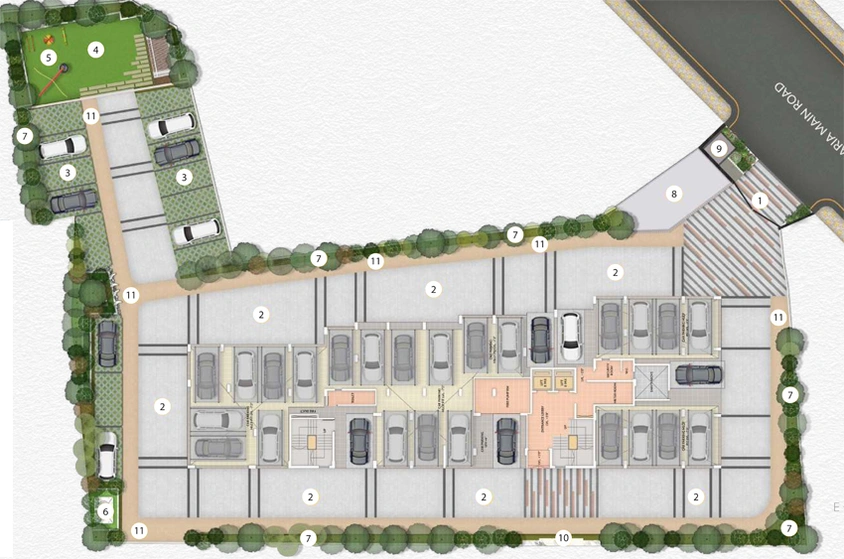 Master Plan of Sriji The Avalon Heights in Garia, Kolkata - Image 158690