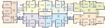 Floor Plan of Animesh Vindhya Primrose in Narendrapur, Kolkata - Image 158747