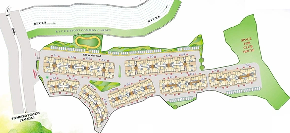 Master Plan of Arihant Anaika in Taloja, Navi Mumbai - Image 158778