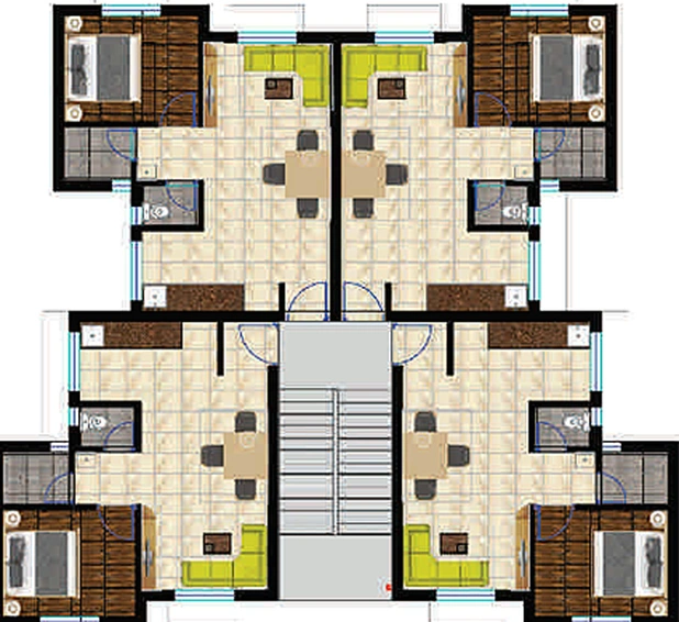 Floor Plan of Janaadhar Mangala in Gift City, Gandhinagar - Image 158890