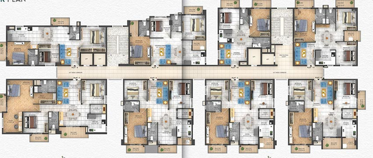 Floor Plan of Stalwart Pride in Jagamara, Bhubaneswar - Image 158947