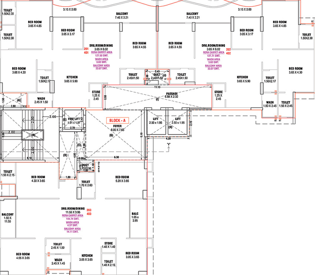 Floor Plan of Harved Avan in Koteshwar, Ahmedabad - Image 158958