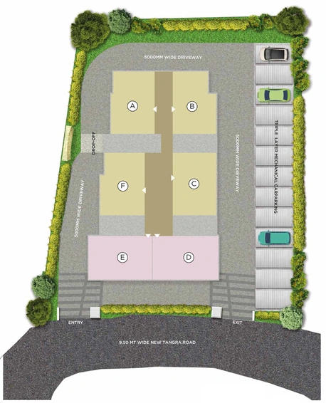 Master Plan of PS Montage in Tangra, Kolkata - Image 159015