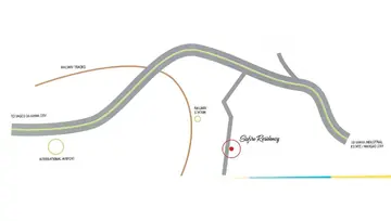 Location of Venture Safire Residency - Image 159086