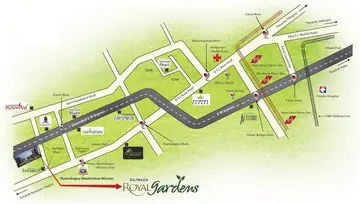 Location of Rajwada Royal Gardens - Image 159045
